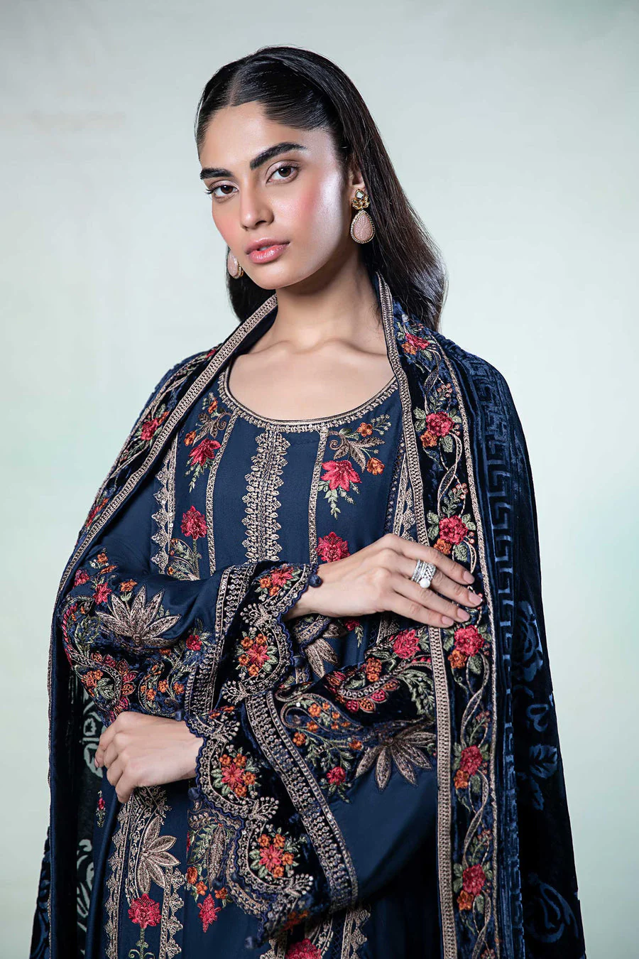 Maria B DW-W24-16 Casual Pret 2024 - Image 2