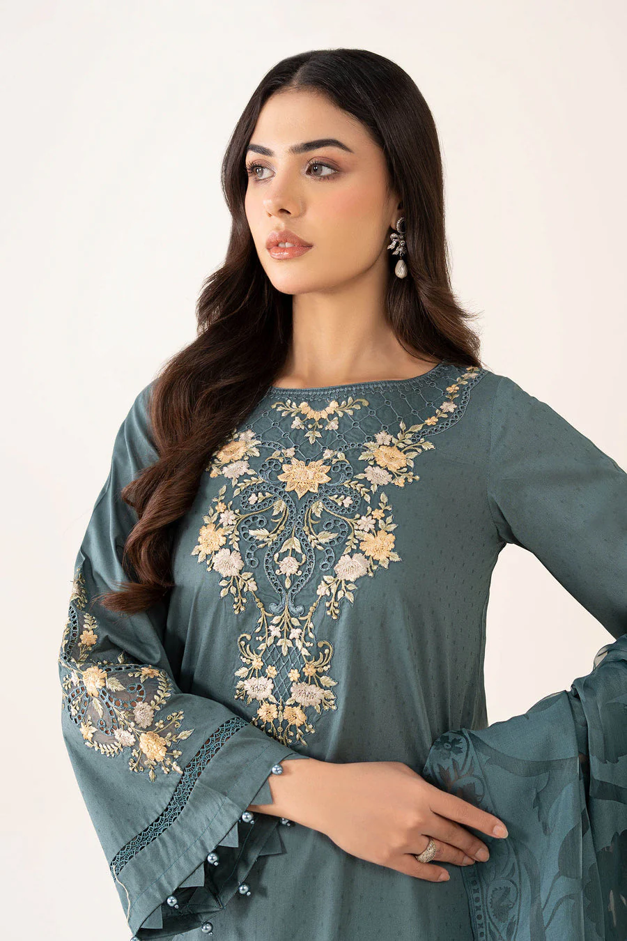 Maria B DWP2503-ESM-TEL Pre Fall Prets 2025 - Image 2