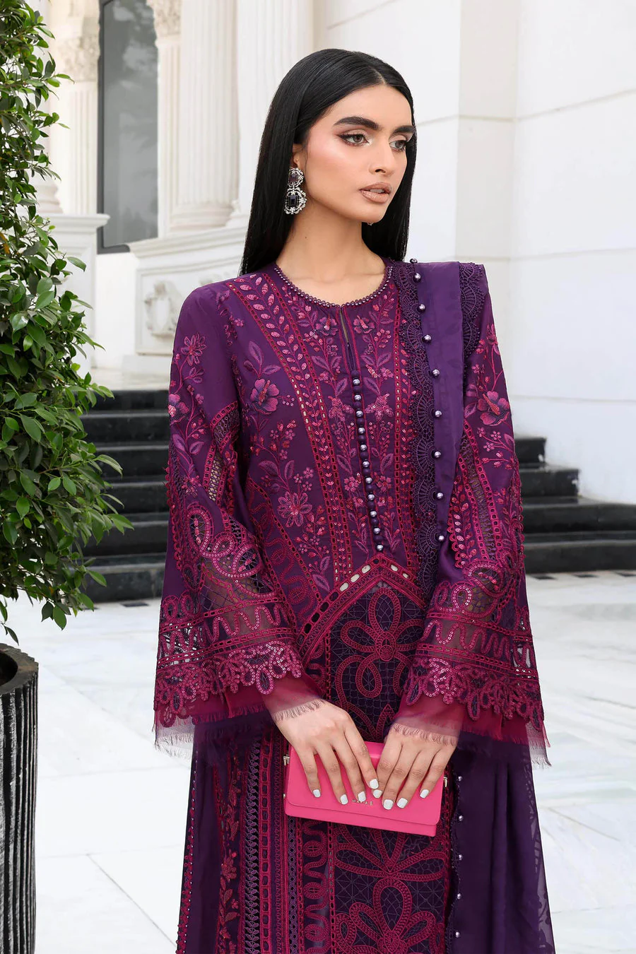 Maria B EL-26-14 Lawn Collection 2026 - Image 2