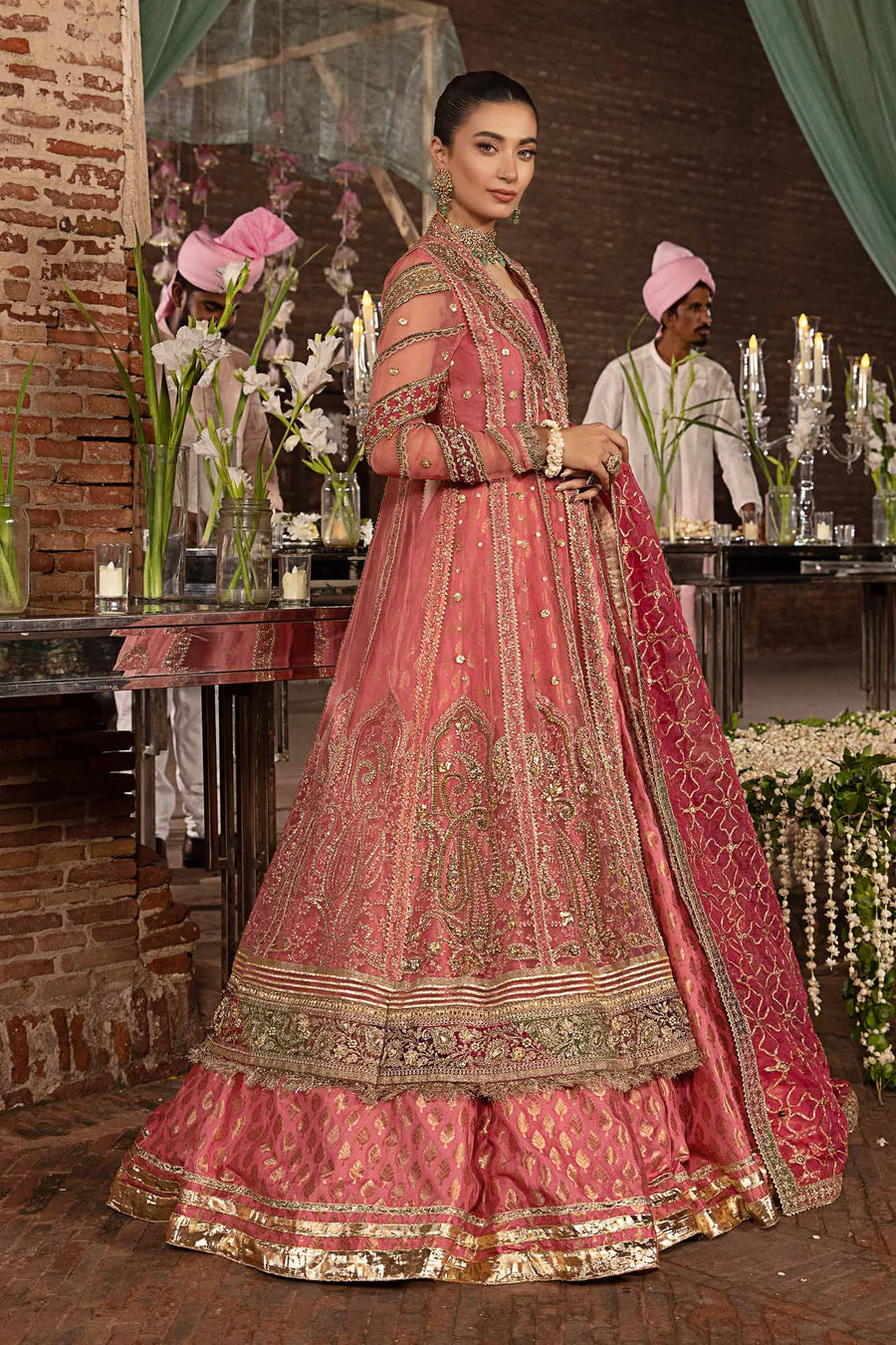 Maria B  Gulsum Couture MC1001A-SML-PNK Couture 2024 - Image 2
