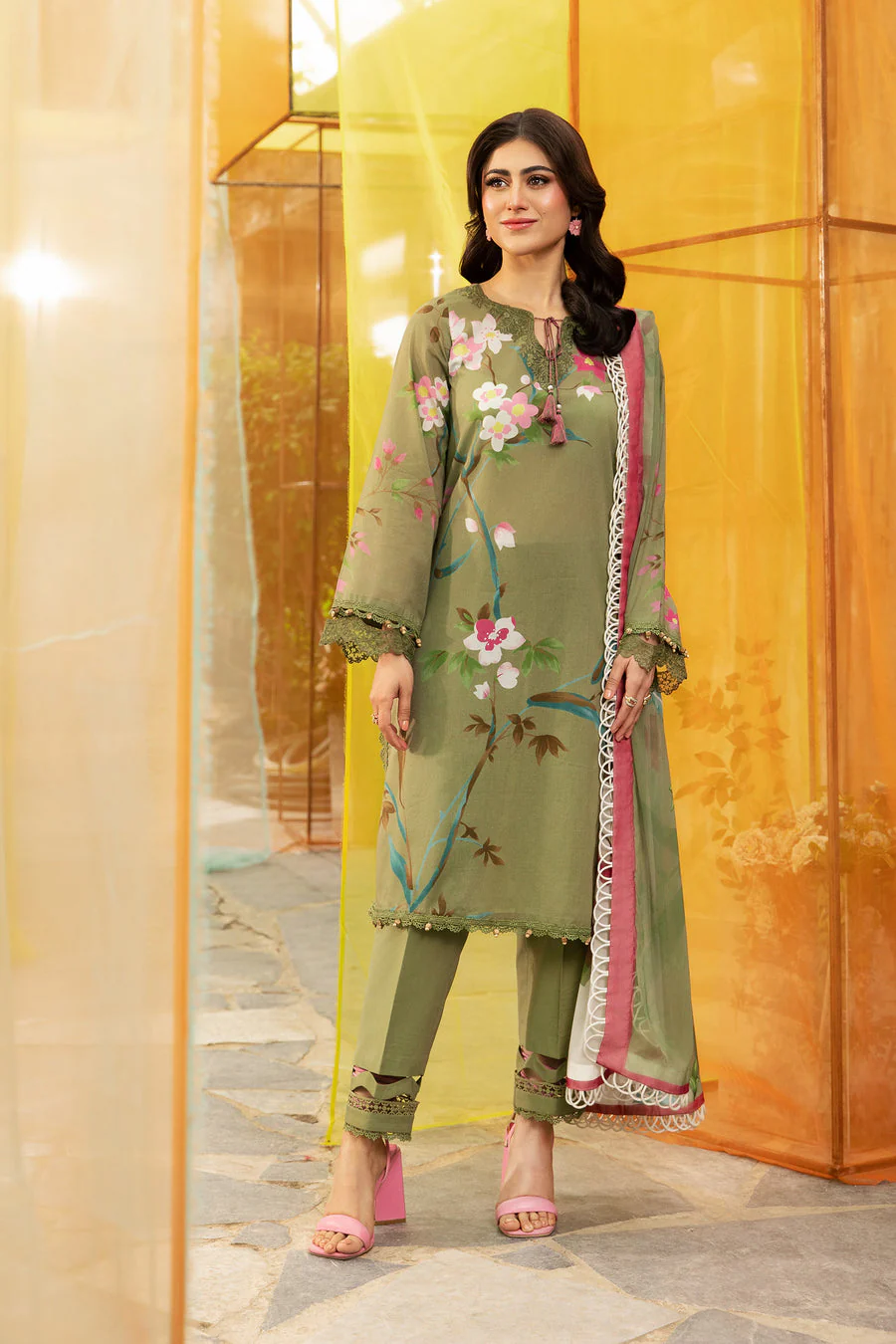 Maria B MB-CUS25-707A M Print Lawn 2025