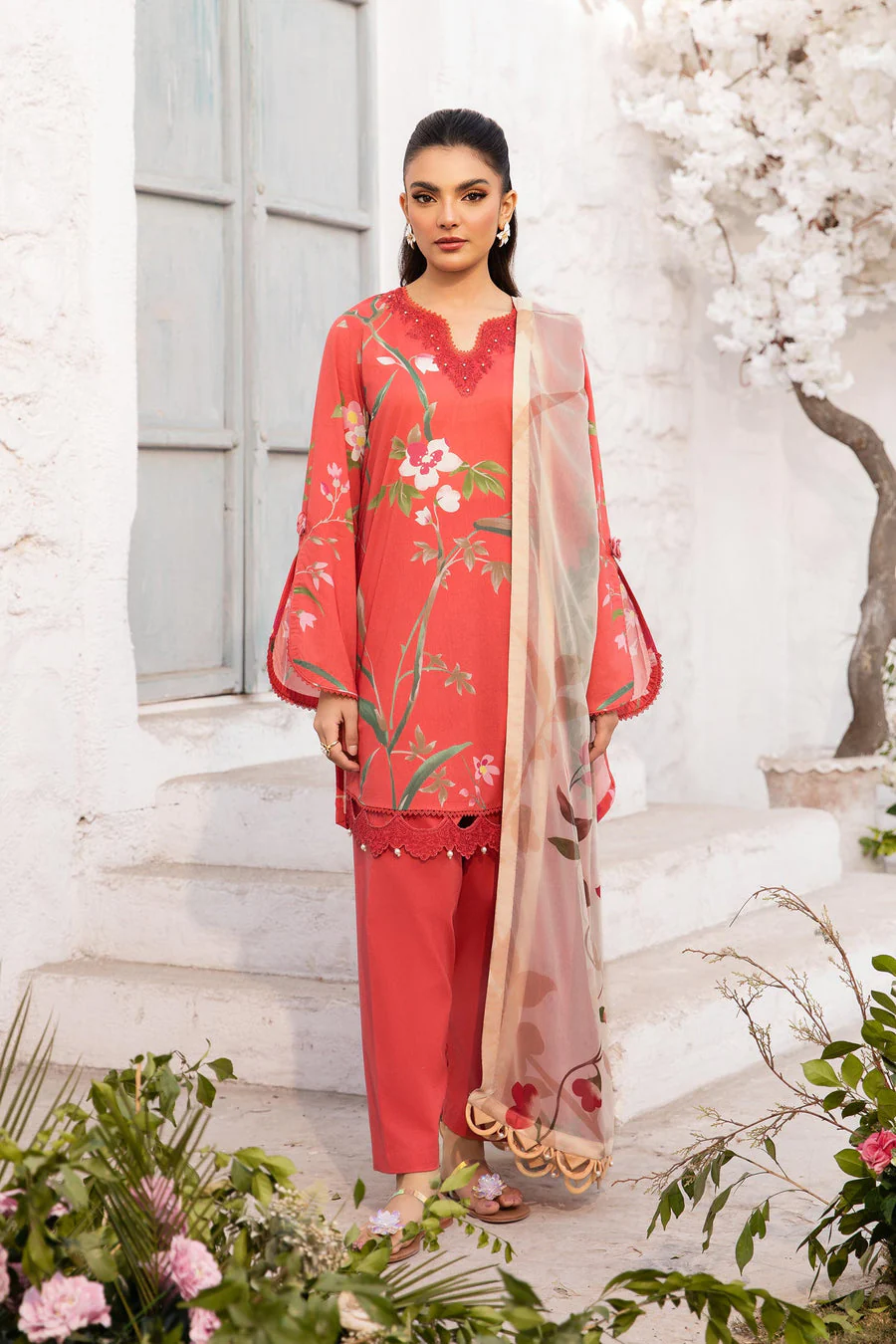 Maria B MB-CUS25-707B M Print Lawn 2025