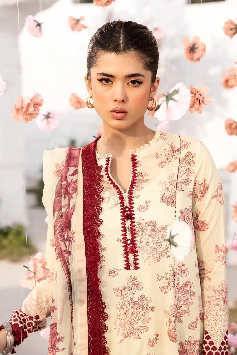 Maria B MB-CUS25-708A M Print Lawn 2025 - Image 2