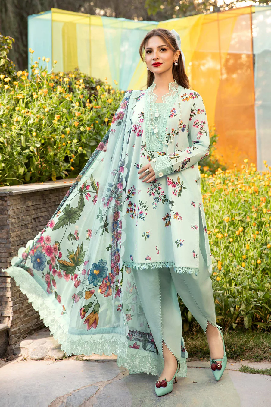 Maria B MB-CUS25-709B M Print Lawn 2025