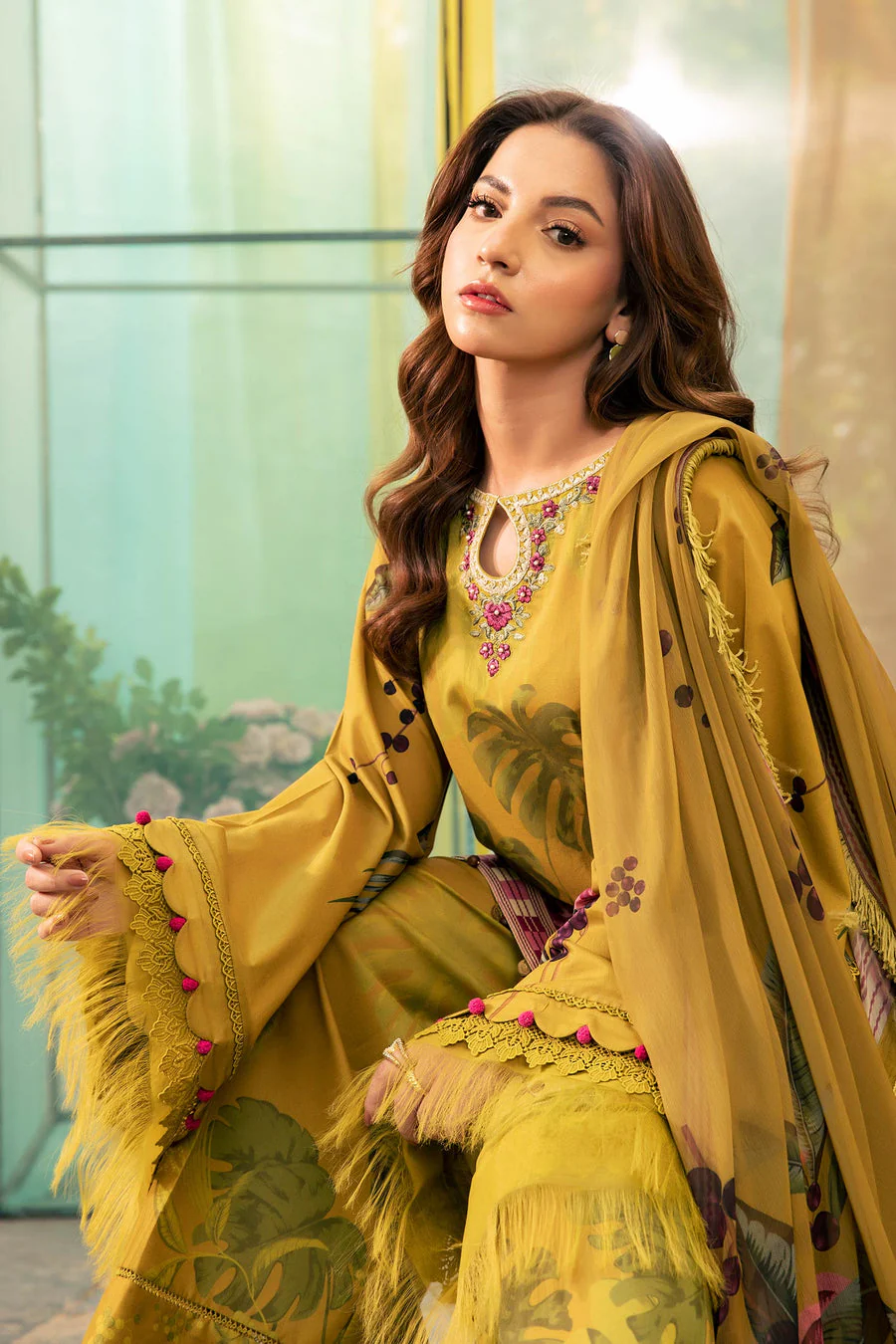 Maria B MB-CUS25-710A M Print Lawn 2025 - Image 2