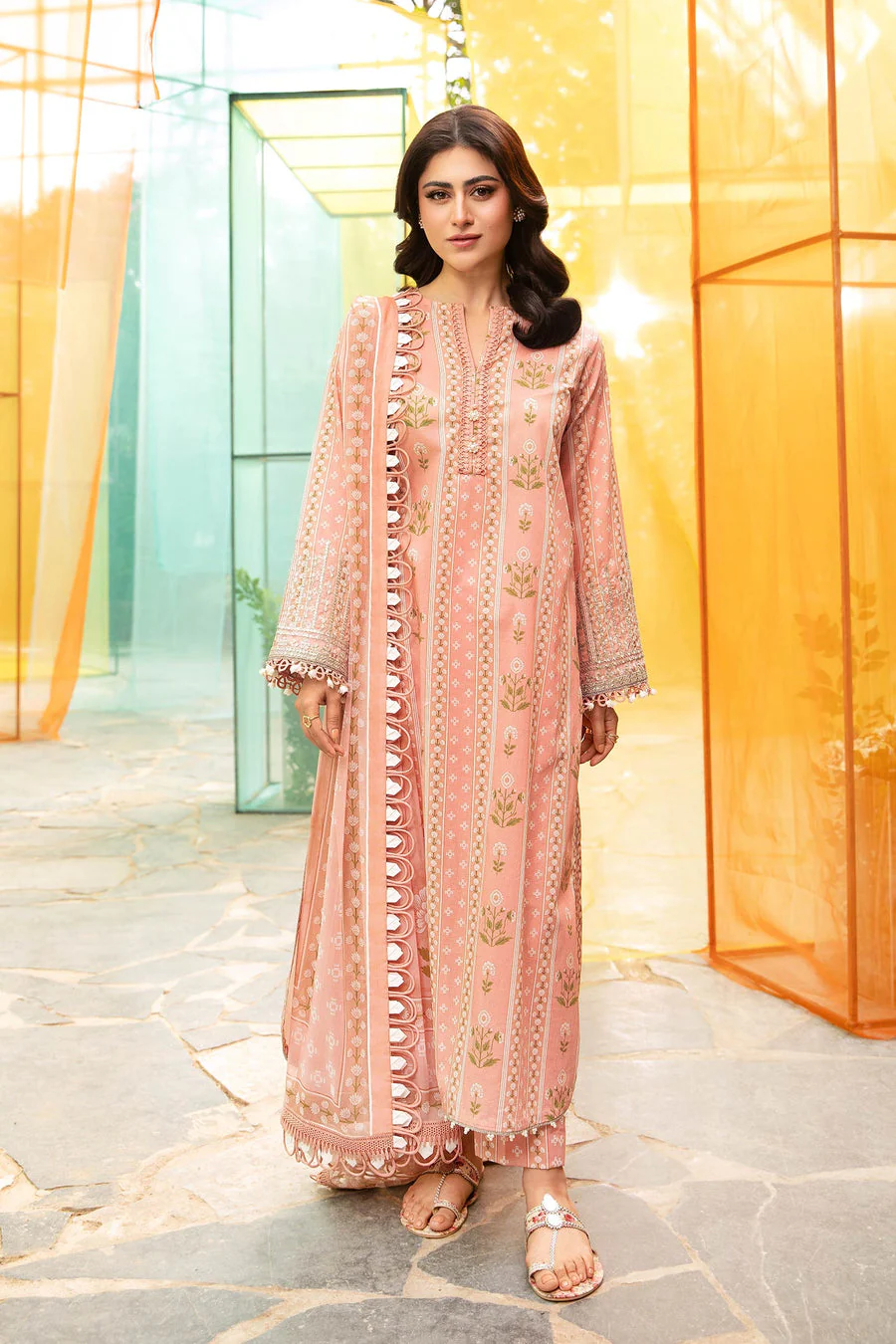 Maria B MB-CUS25-711B M Print Lawn 2025