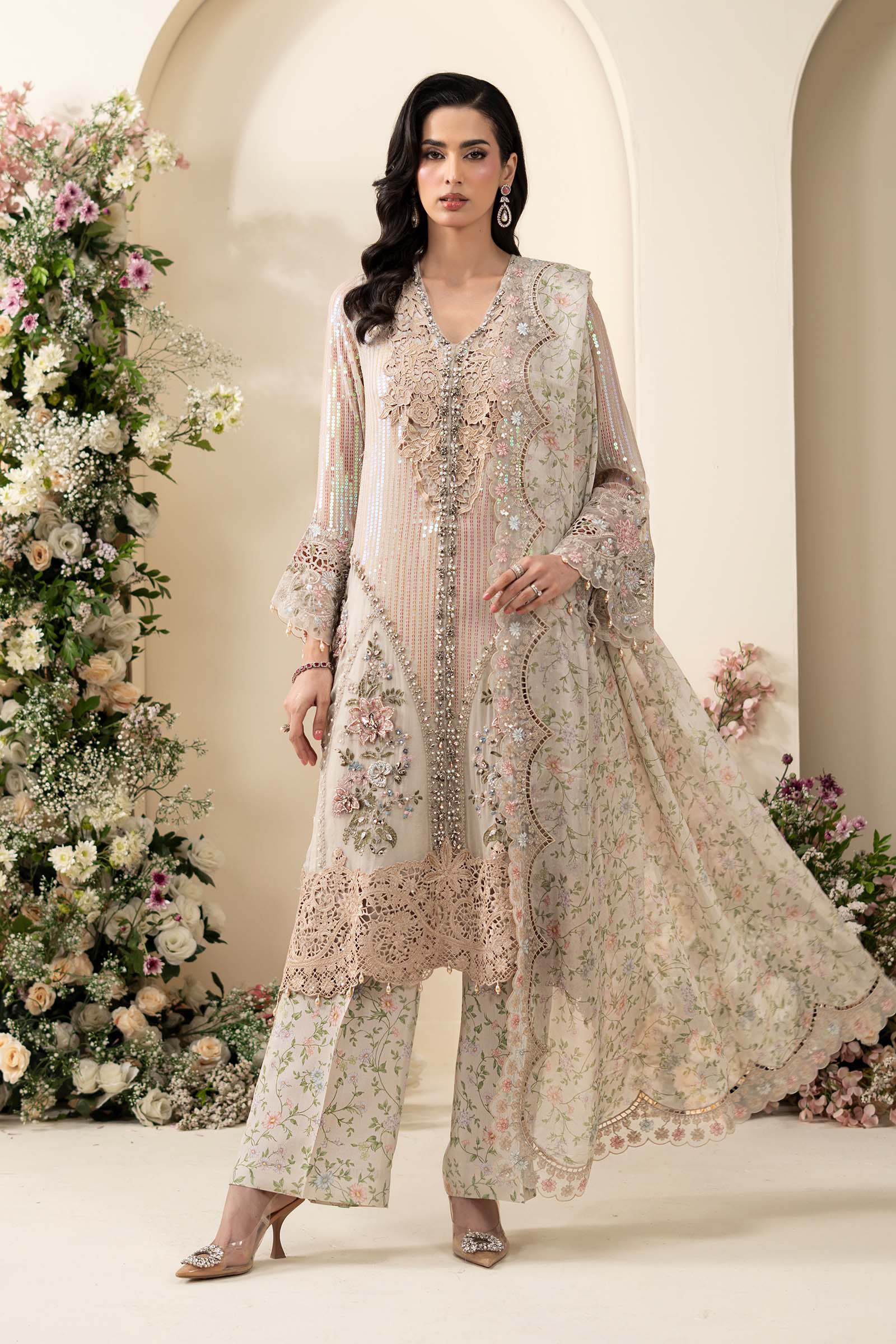 Maria B MCS-26-107 Chiffon Collection 2026