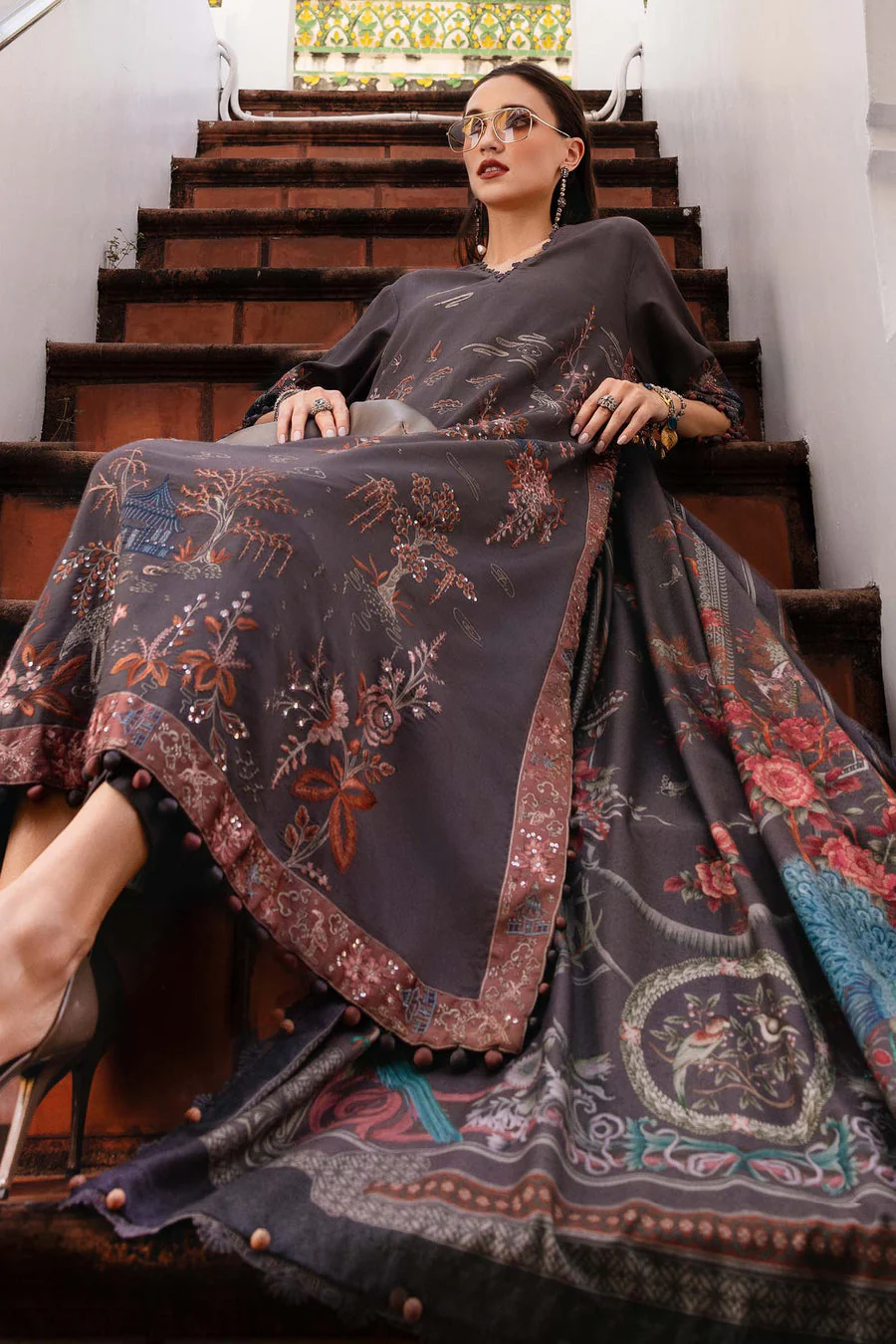Maria B MPB2801-999-00B M Print Linen 2025 - Image 2