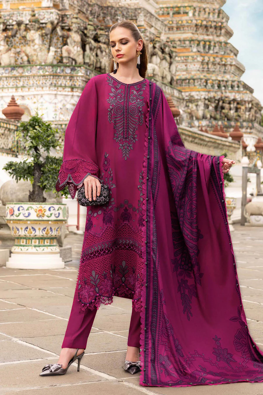 Maria B MPB2804-999-00B M Print Linen 2025