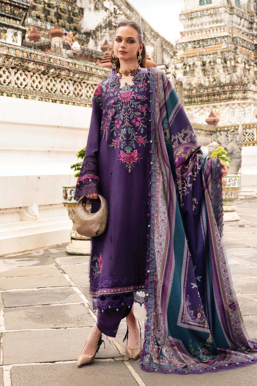 Maria B MPB2805-999-00B M Print Linen 2025