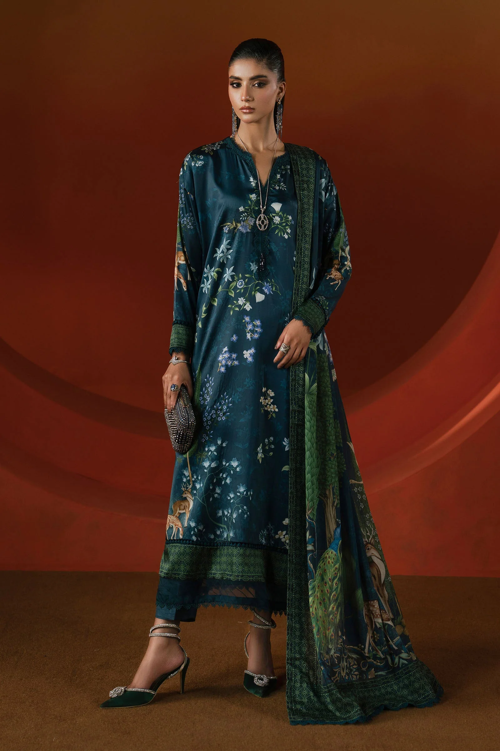Maria B MPS-EF26-05 Teal  Eid Ki Tayariaan Kahaniyan 2026