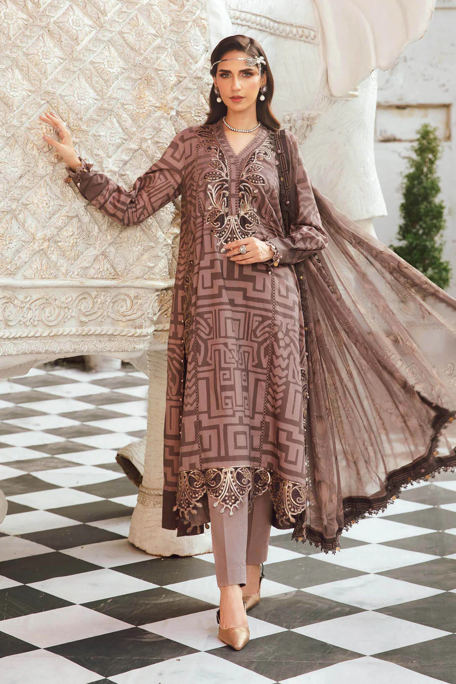 Maria B MPT-2703-B Mprint Fall Collection 2025