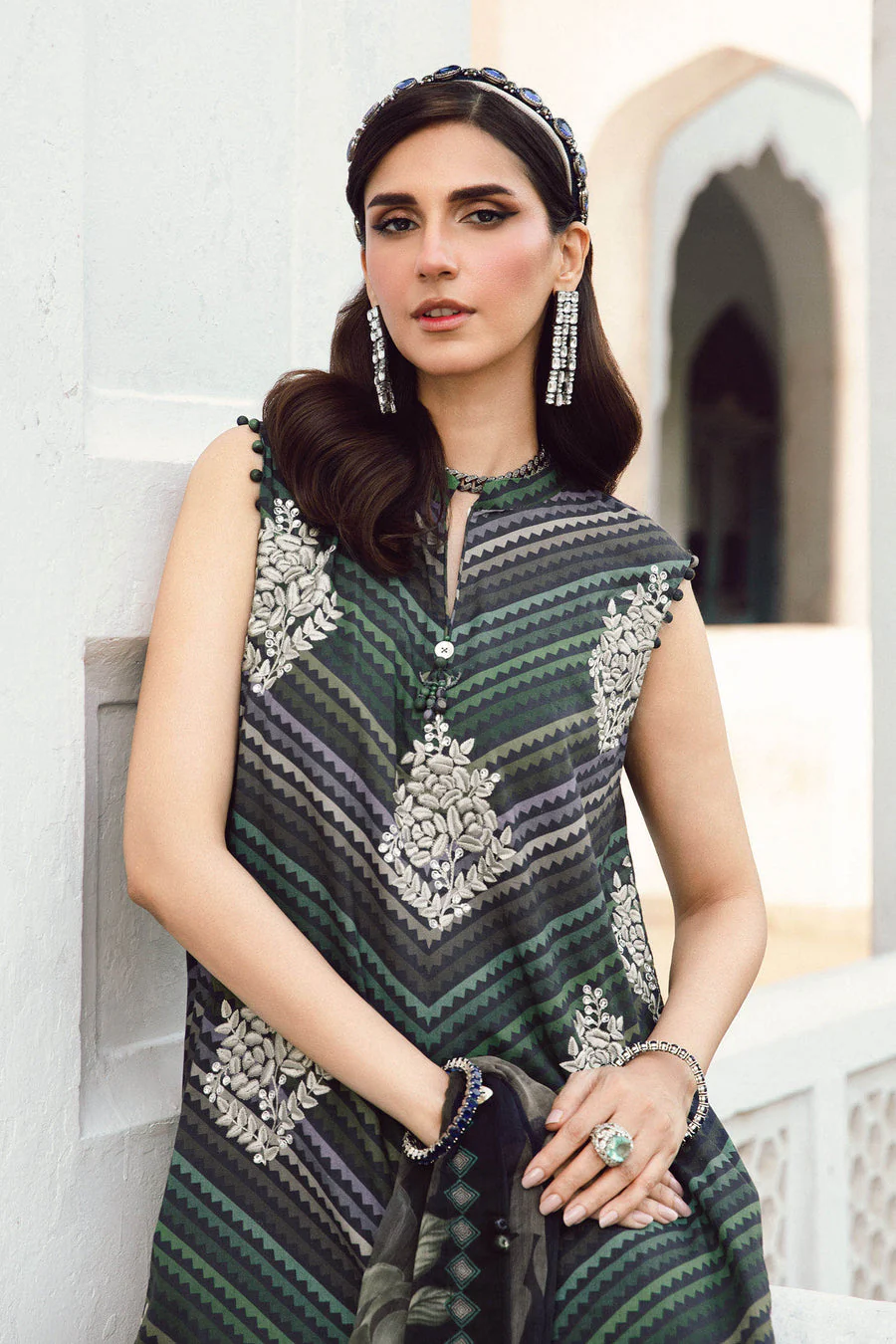 Maria B MPT-2705-A Mprint Fall Collection 2025 - Image 2