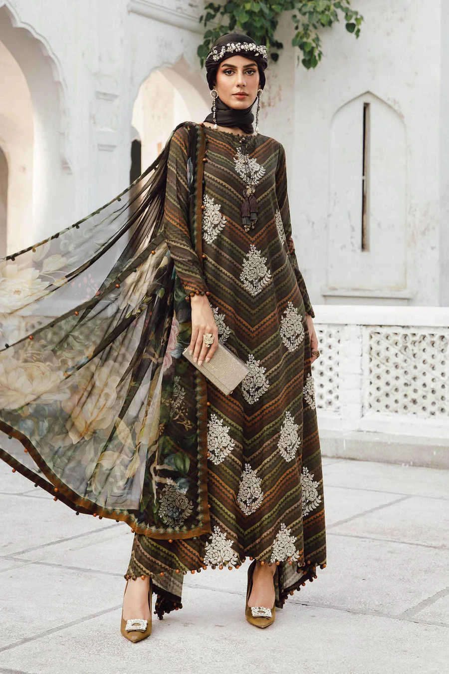 Maria B MPT-2705-B Mprint Fall Collection 2025