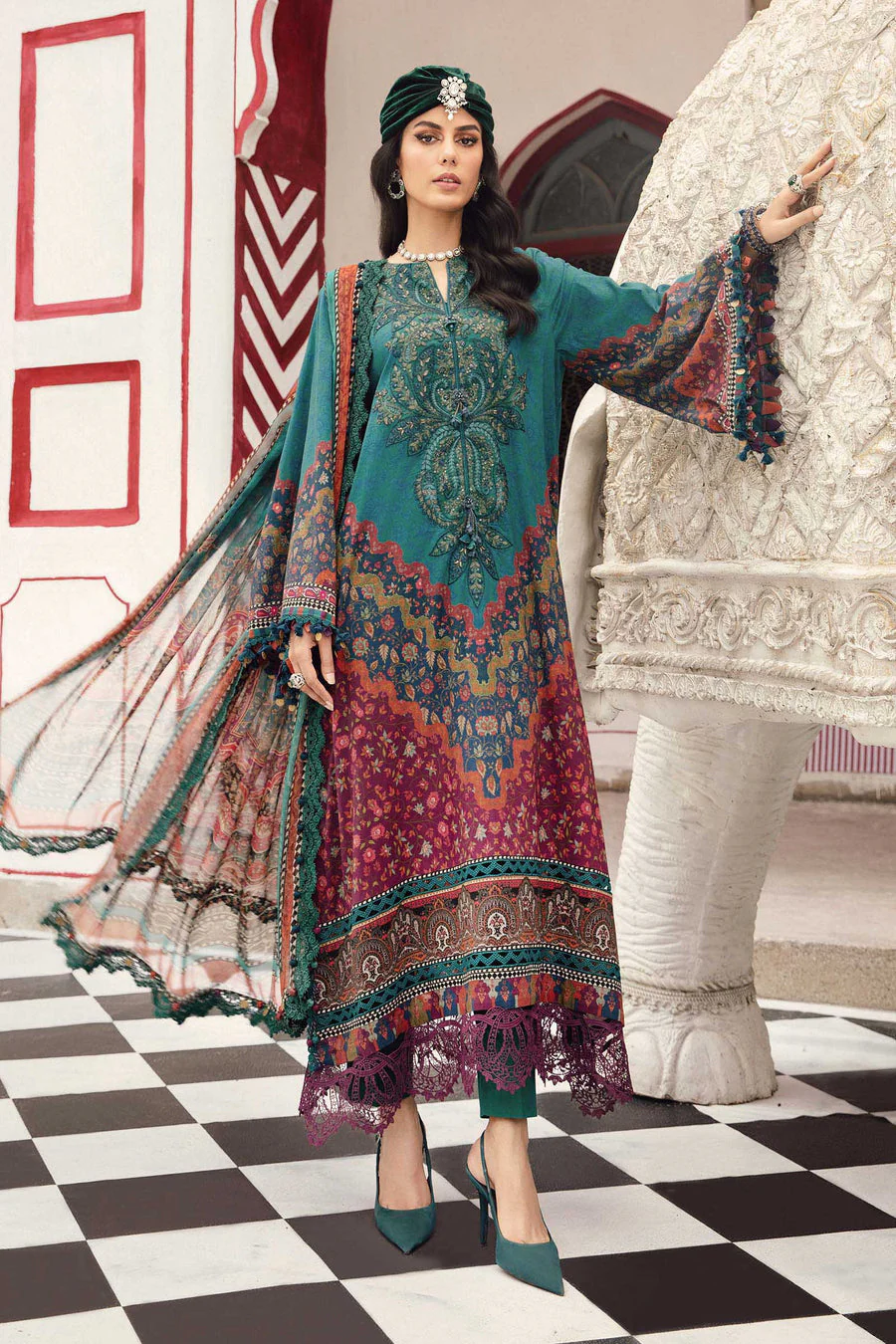 Maria B MPT-2710-B Mprint Fall Collection 2025