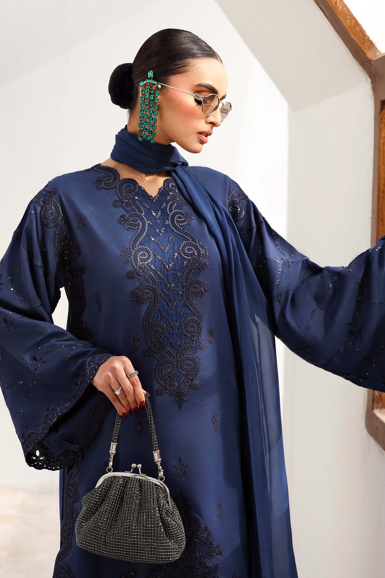 Maria B MST-EF26-32 Blue Eid Ki Tayariaan Kahaniyan 2026 - Image 2