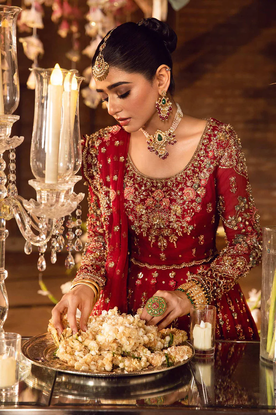 Maria B  Roza Couture MC01007-SML-RED Couture 2024 - Image 2