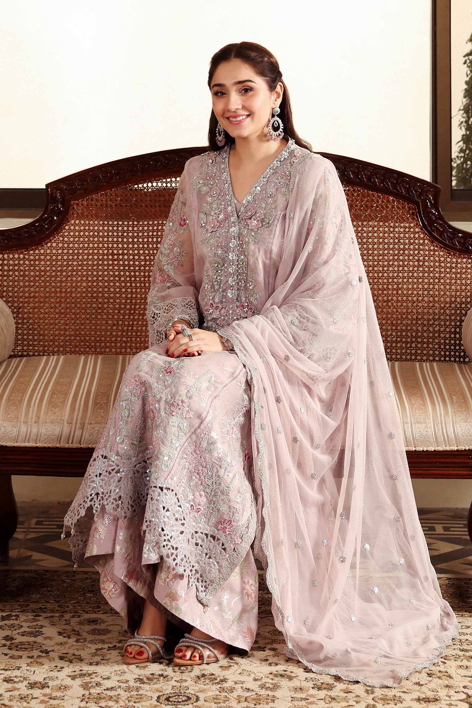 Maria B SF-EF26-02 Lilac  Eid Ki Tayariaan Kahaniyan 2026 - Image 2