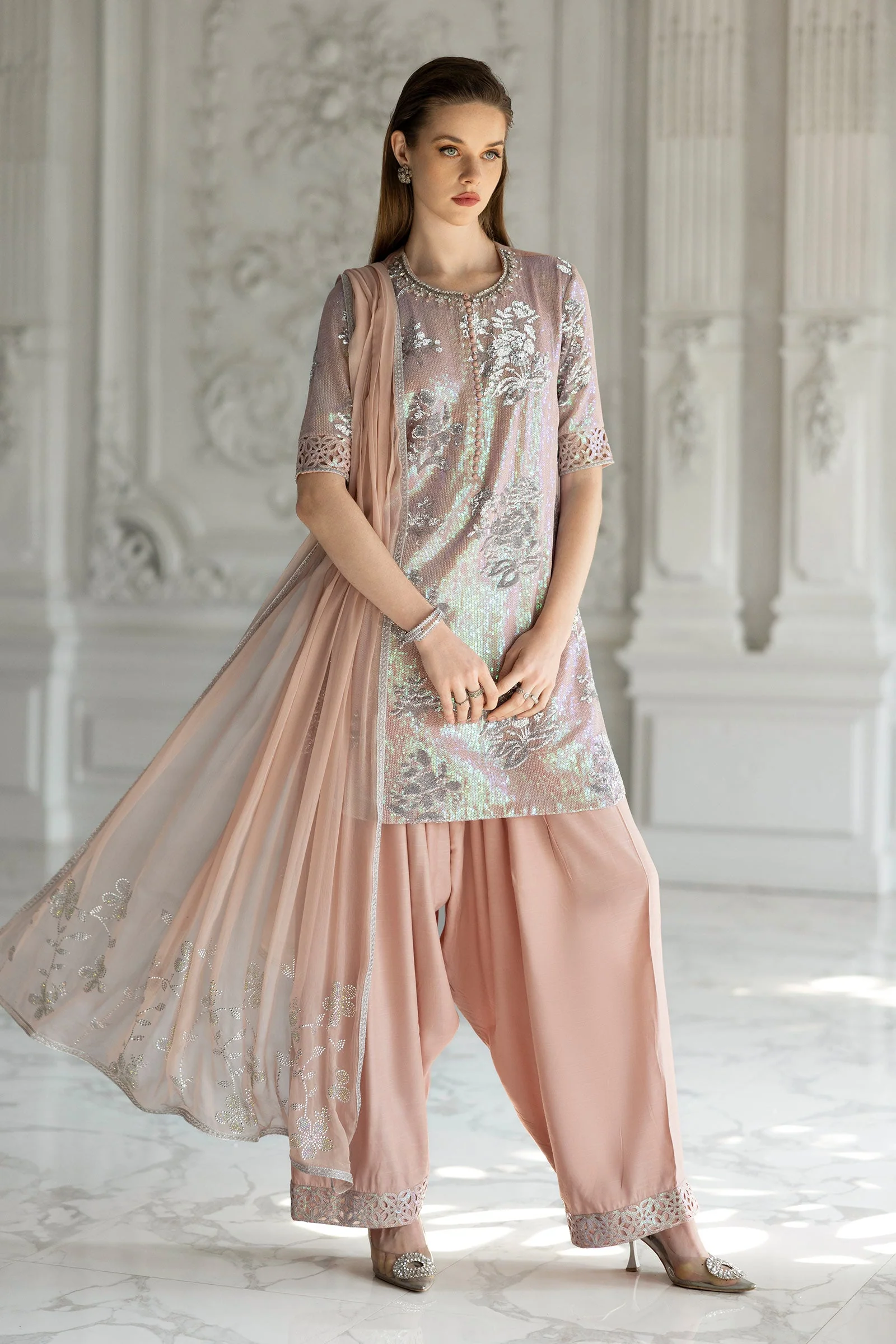 Maria B SF-EF26-06 Pink  Eid Ki Tayariaan Kahaniyan 2026