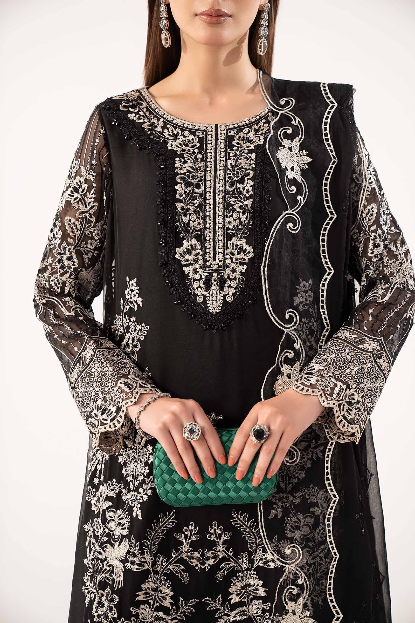 Maria B SF-EF26-14 Black  Eid Ki Tayariaan Kahaniyan 2026 - Image 2