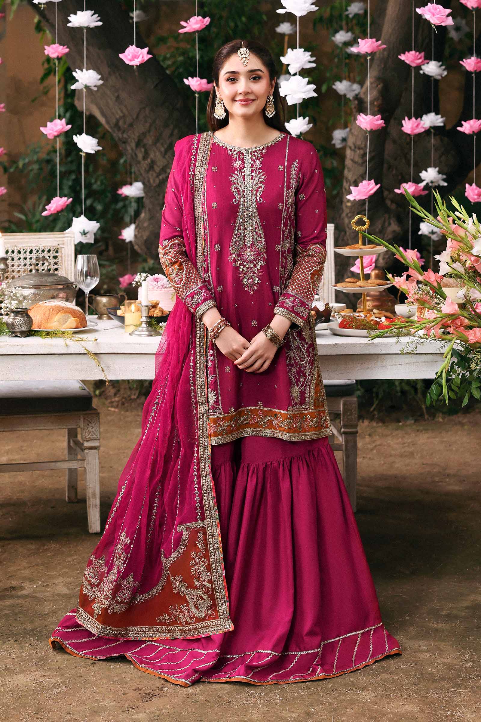 Maria B SF-W25-10 Pink Eid Ki Tayariaan Kahaniyan 2026