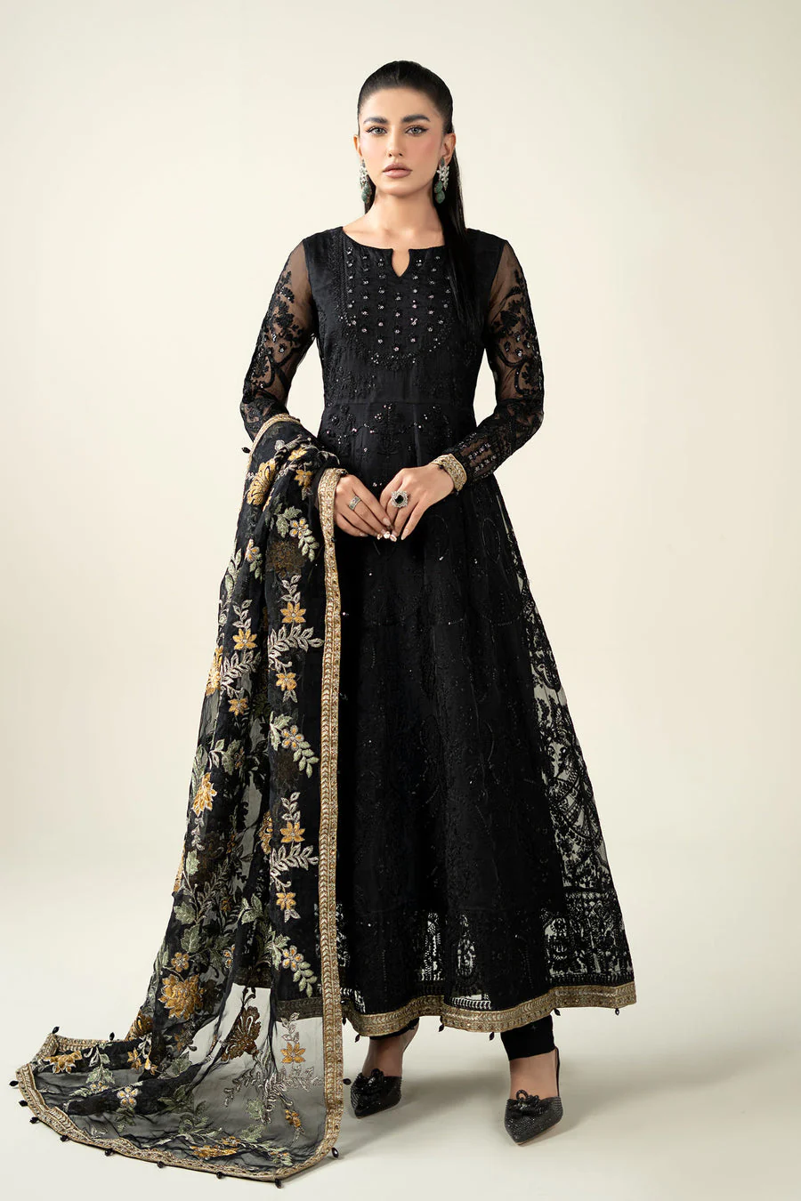 Maria B SFF09R1-ESM-BLK Pre Fall Prets 2025