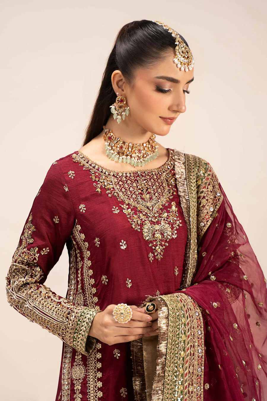 Maria B SFF2501-ESM-MRN Eid Collection 2025 - Image 2