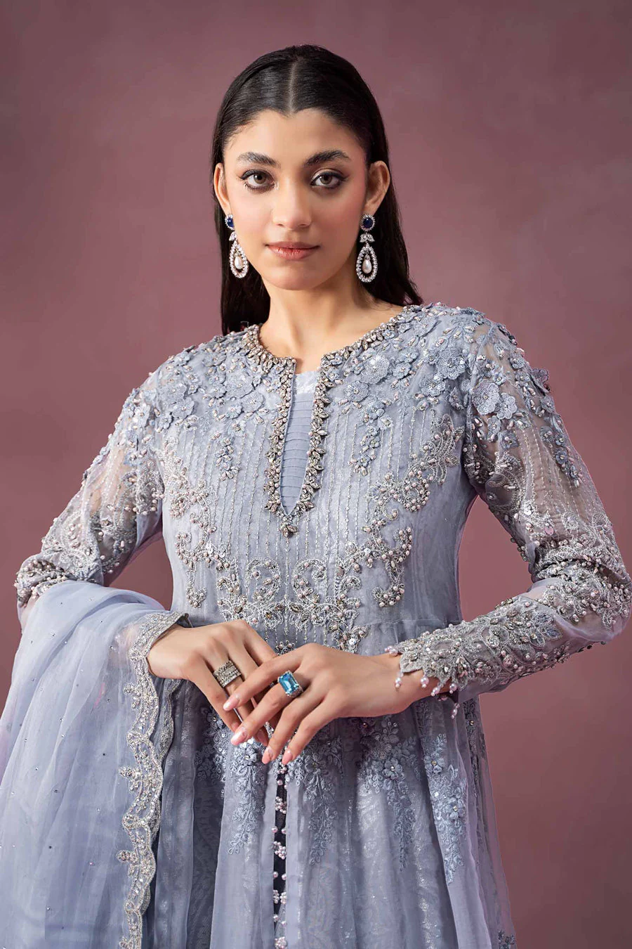 Maria B SFW2410-ESM-IBU  Eid Collection 2025 - Image 2