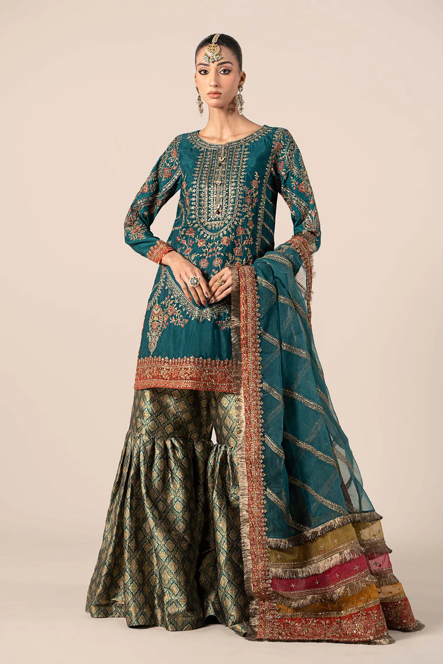 Maria B SFW2425-ESM-GRN Eid Collection 2025