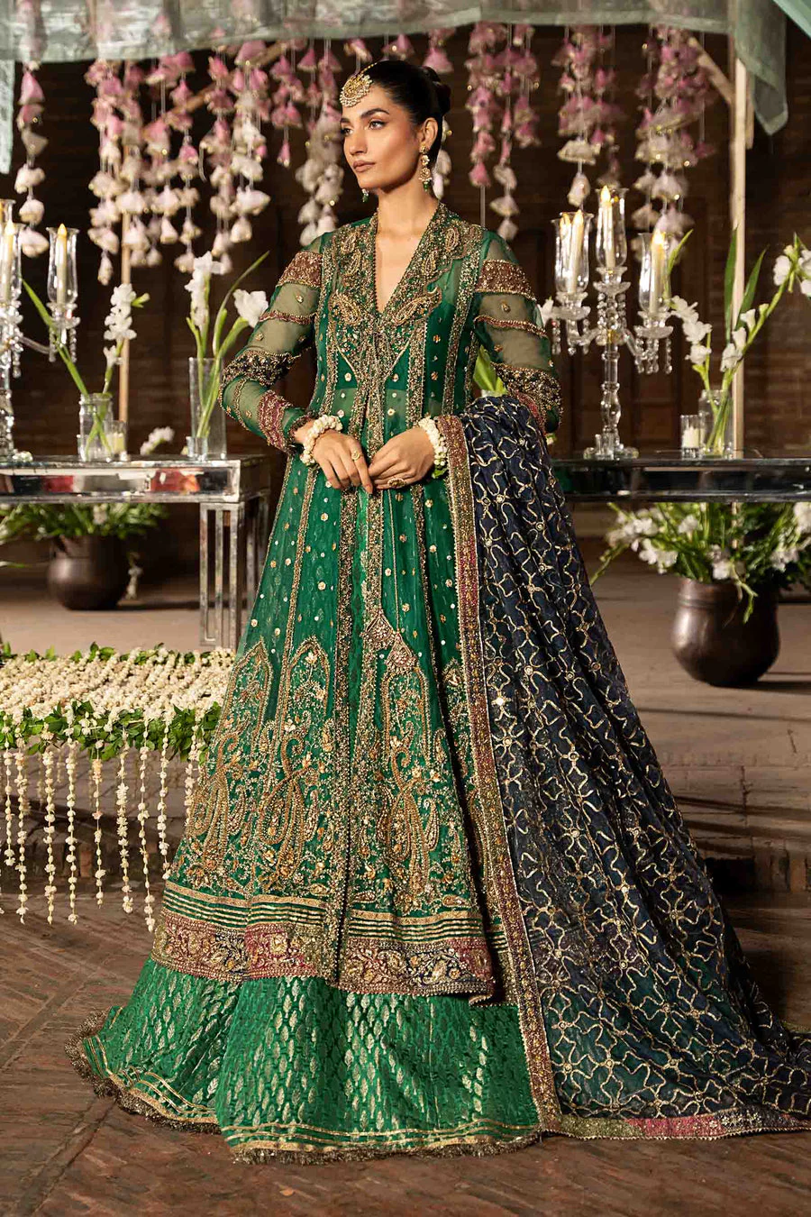 Maria B Shyla Couture MC1001B-SML-GRN Couture 2024