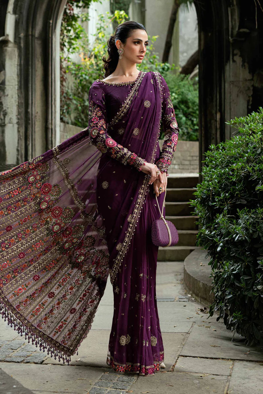 Maria B WF00901-999-PRP Soiree Collection 2025