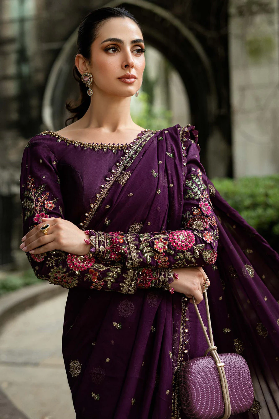 Maria B WF00901-999-PRP Soiree Collection 2025 - Image 2