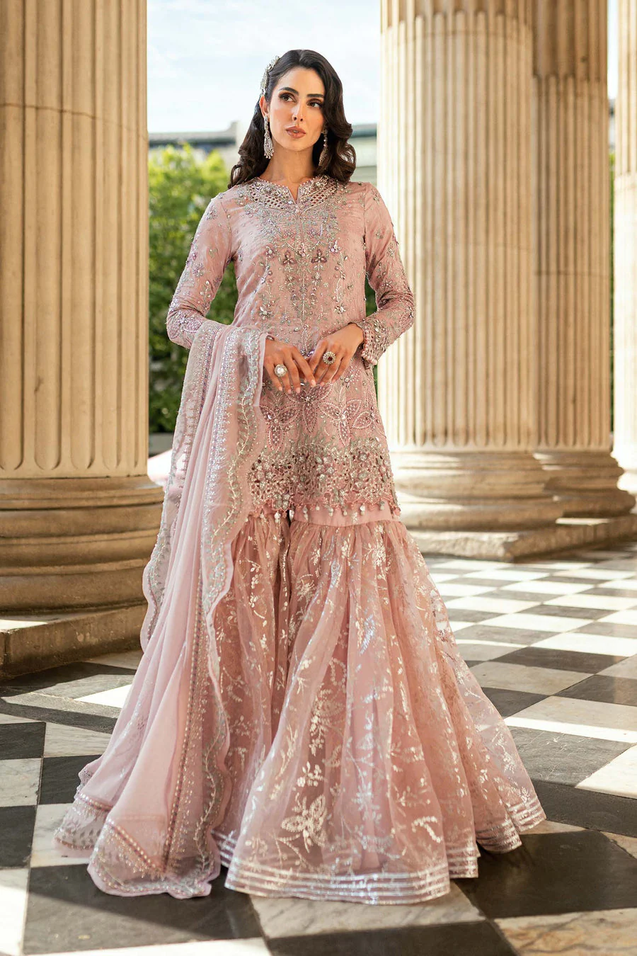 Maria B WF00905-999-NPK Soiree Collection 2025