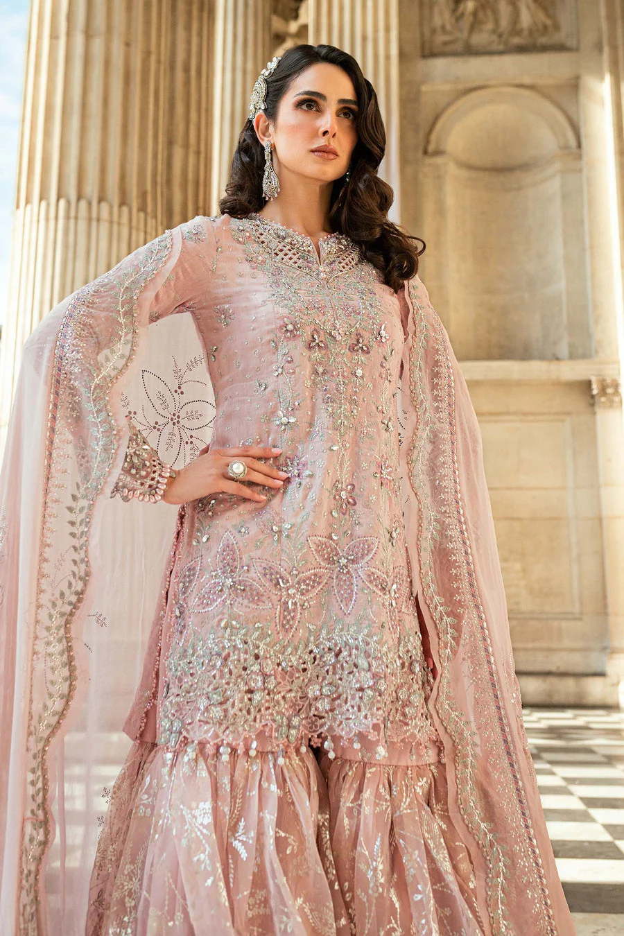 Maria B WF00905-999-NPK Soiree Collection 2025 - Image 2