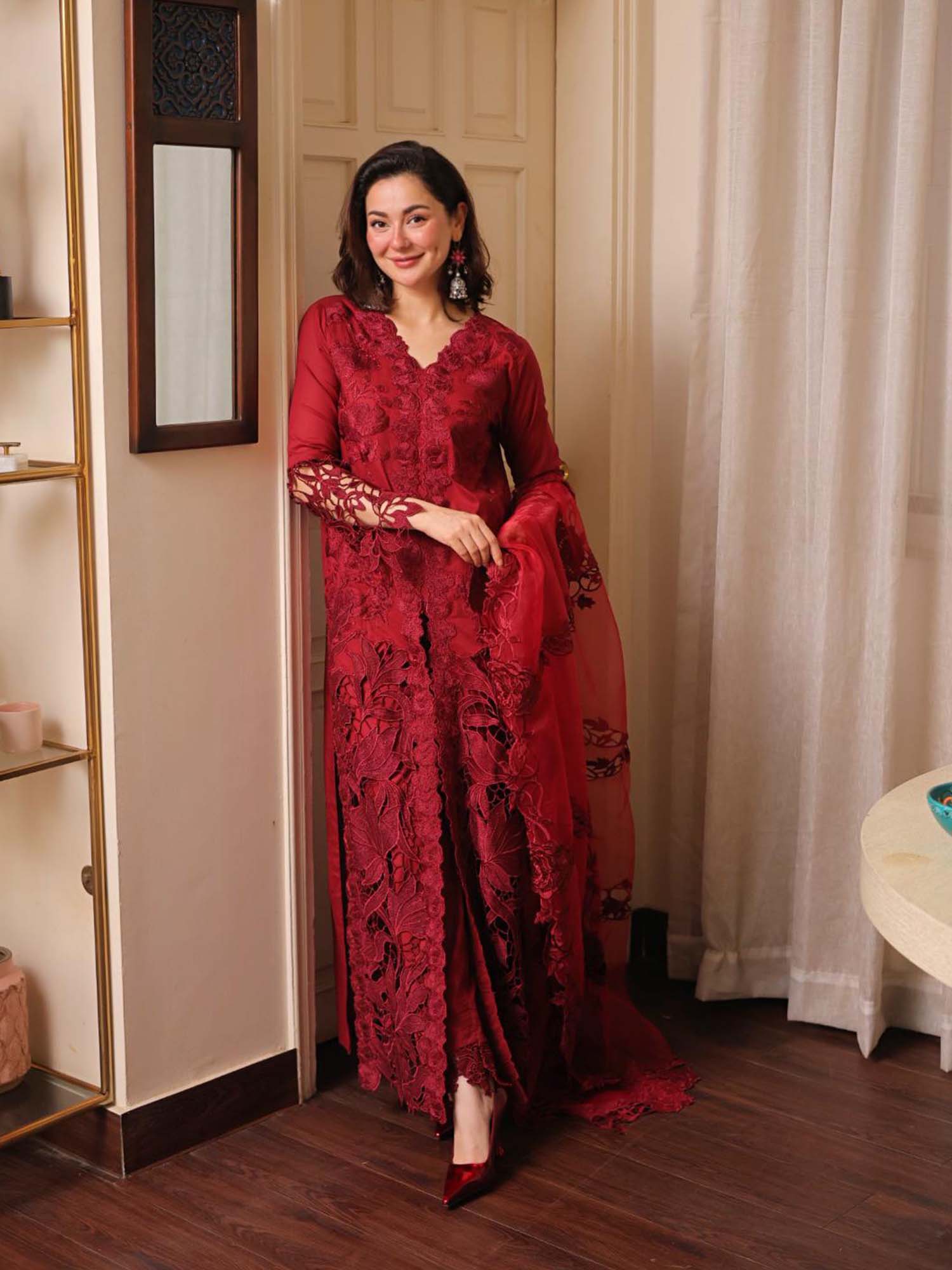 Maryam Hussain Lara Camellia Luxury Pret 2025 - Image 2