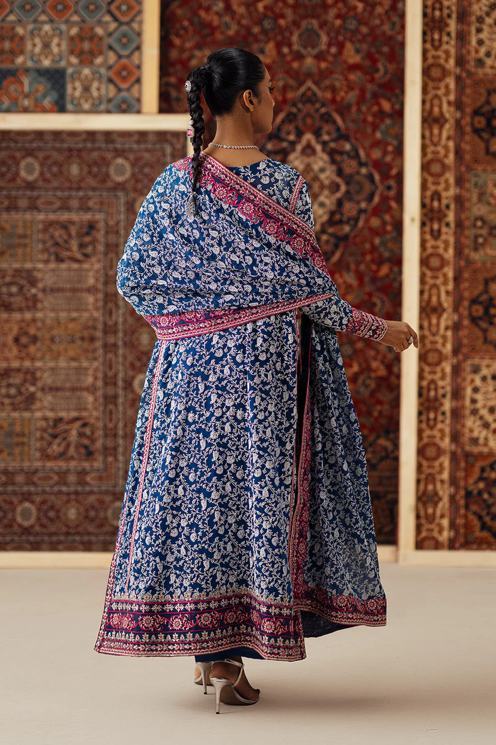 Maryum N Maria Aila - FSU5632 Embroidered Chiffon Collection 2025 - Image 2