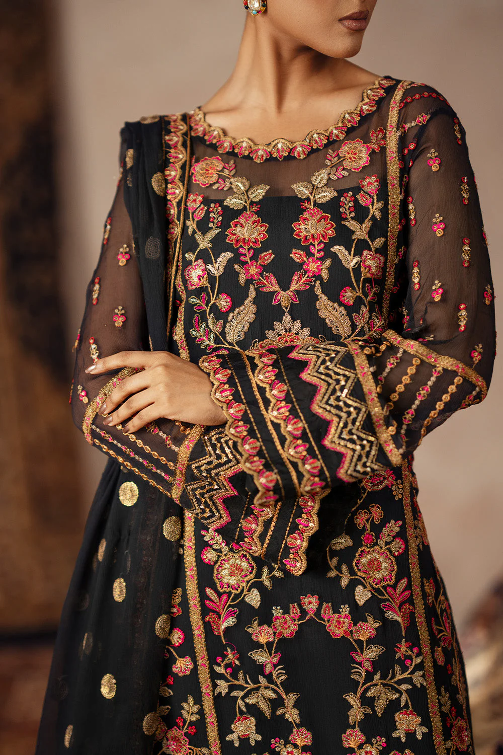 Maryum N Maria Alona - FSU5634 Azal Luxury Chiffon Collection 2025 - Image 2