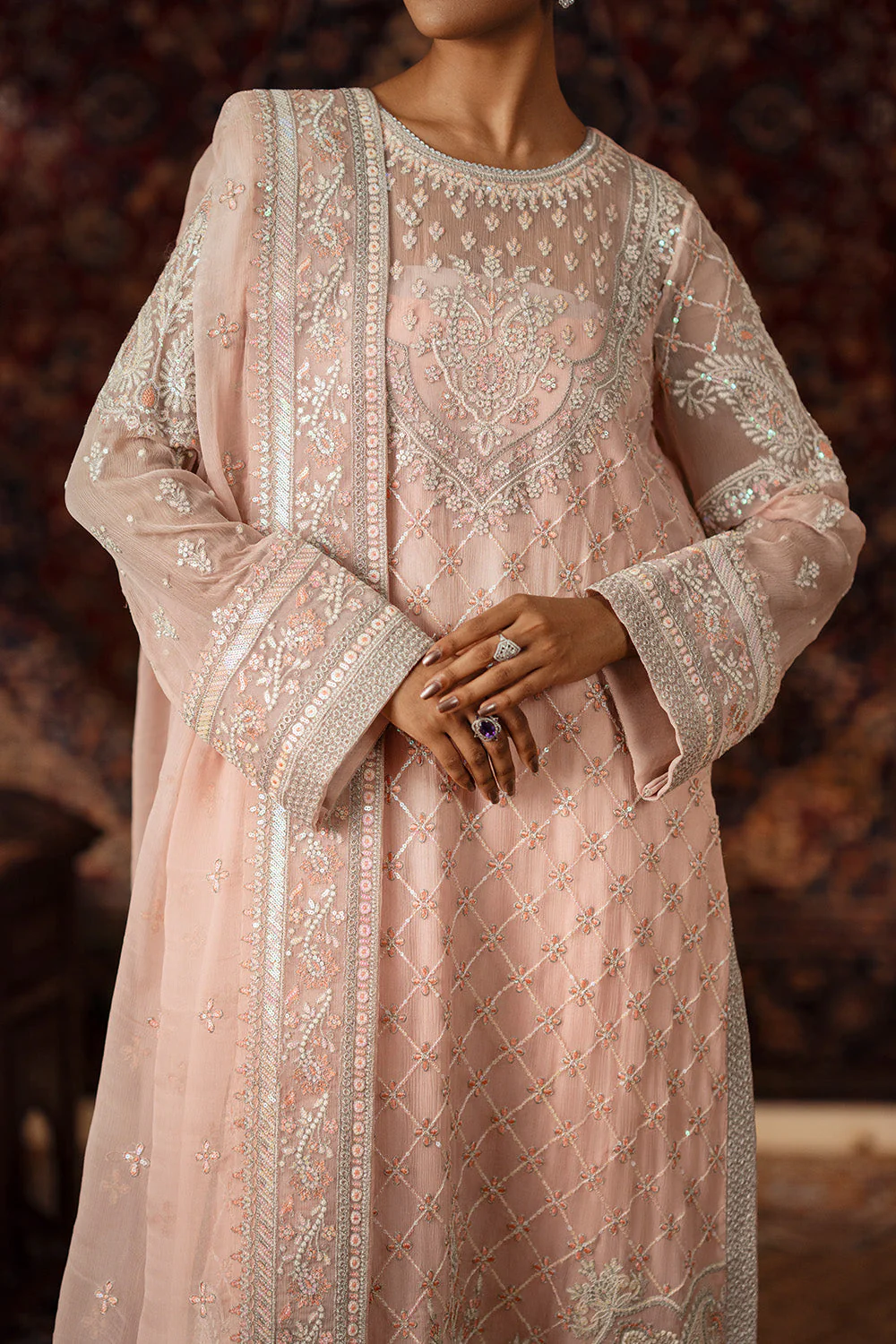 Maryum N Maria Amira - FSU5636 Azal Luxury Chiffon Collection 2025 - Image 2