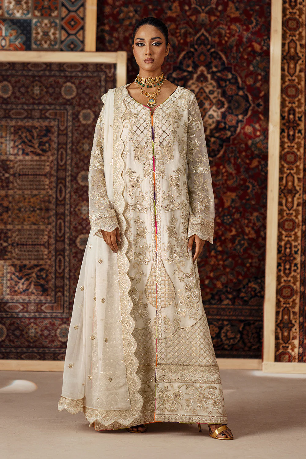 Maryum N Maria Ayala - FSU5639 Embroidered Chiffon Collection 2025