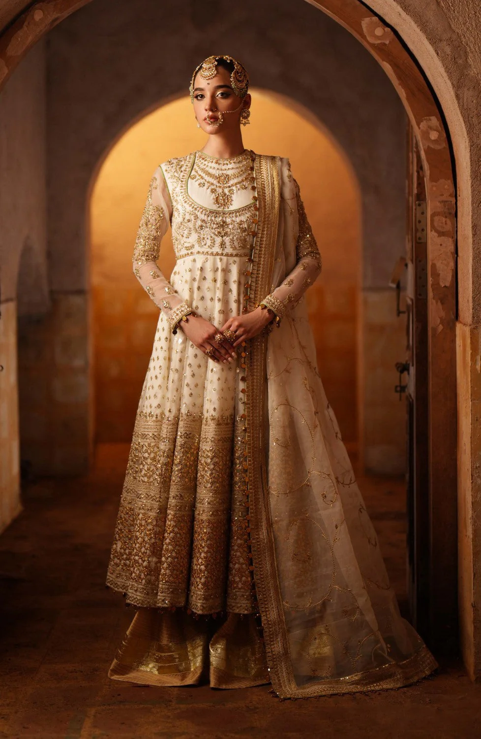 Maryum N Maria Chand Bali - MS40066 Gul Posh Bridal Collection 2024