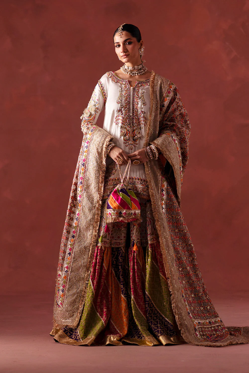 Maryum N Maria Mehndi Night - MSS5895 Rani Celeste Wedding Collection 2025