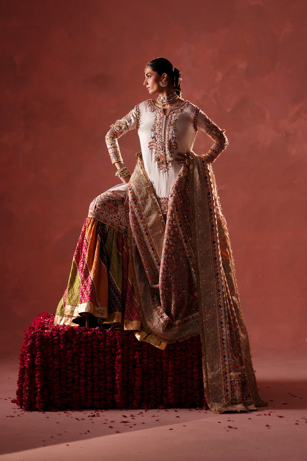 Maryum N Maria Mehndi Night - MSS5895 Rani Celeste Wedding Collection 2025 - Image 2