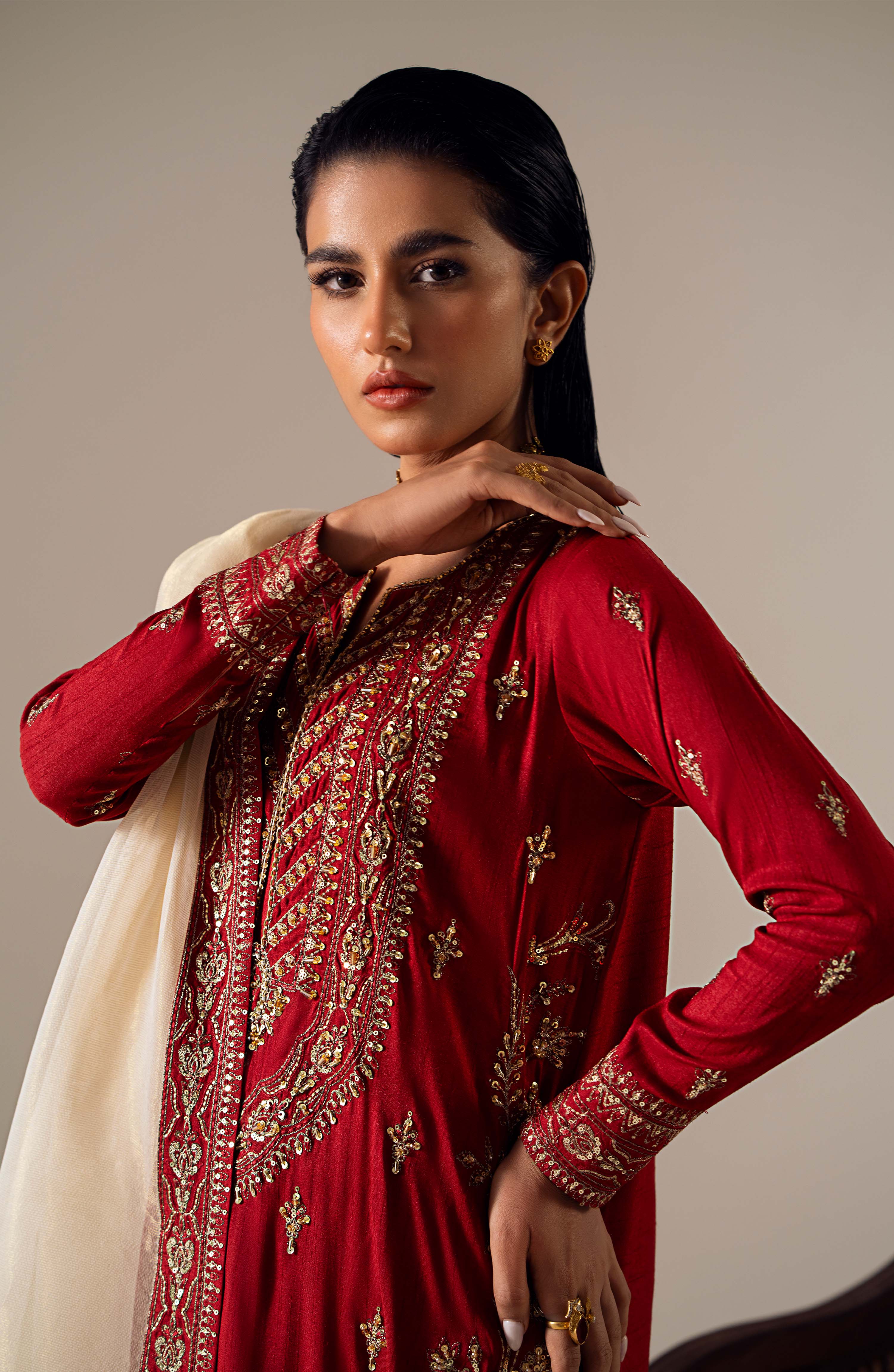 Maryum N Maria Mira - MS40017 Dastaan Luxury Formals 2024 - Image 2