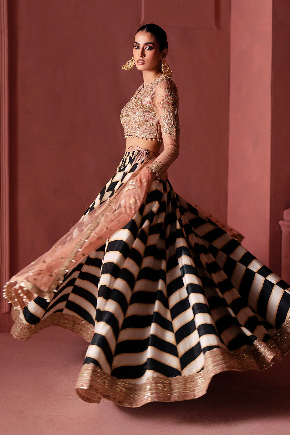 Maryum N Maria Qawali Night - MSS5902 Rani Celeste Wedding Collection 2025 - Image 2