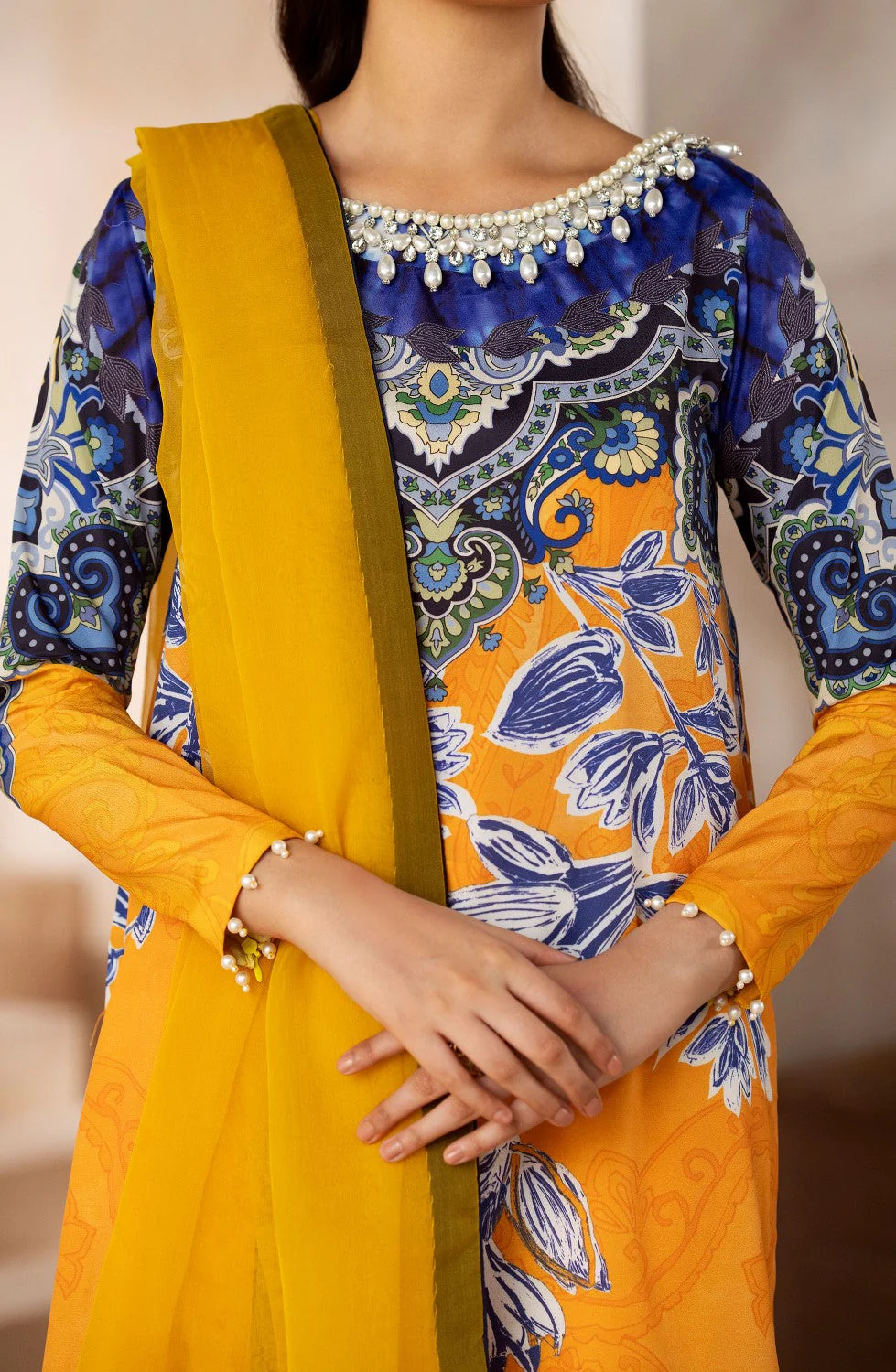 Maryum N Maria Riya - MS40099 Zeil Luxury Pret 2024 - Image 2