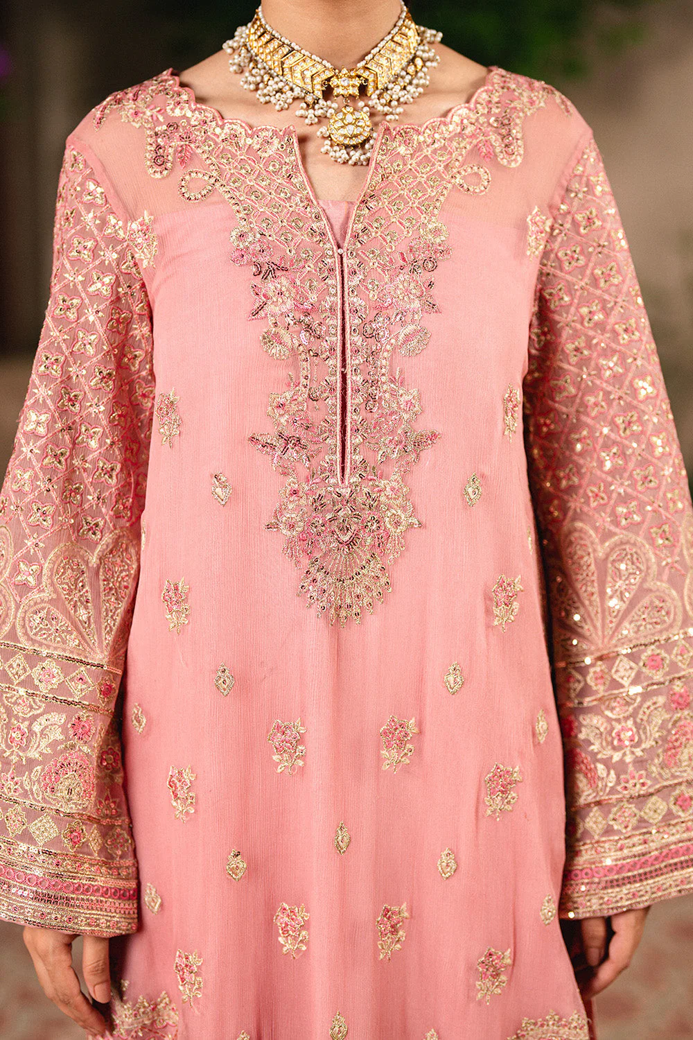 Maryum N Maria Sasha - FSU5658 Embroidered Chiffon Collection 2025 - Image 2