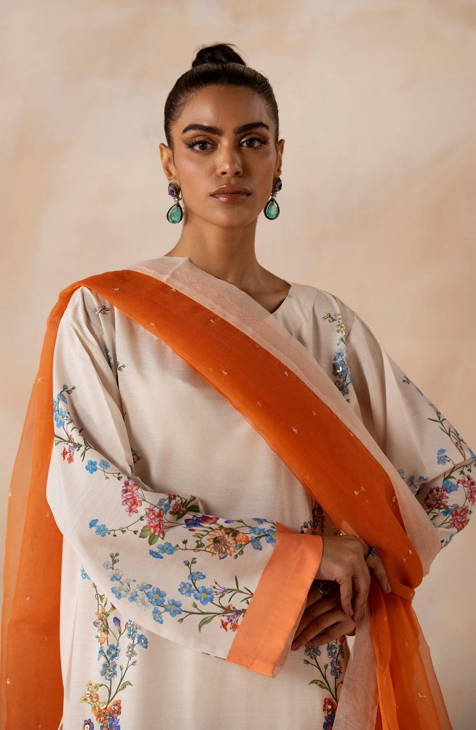Maryum N Maria Shreya - MS40105 Zeil Luxury Pret 2024 - Image 2