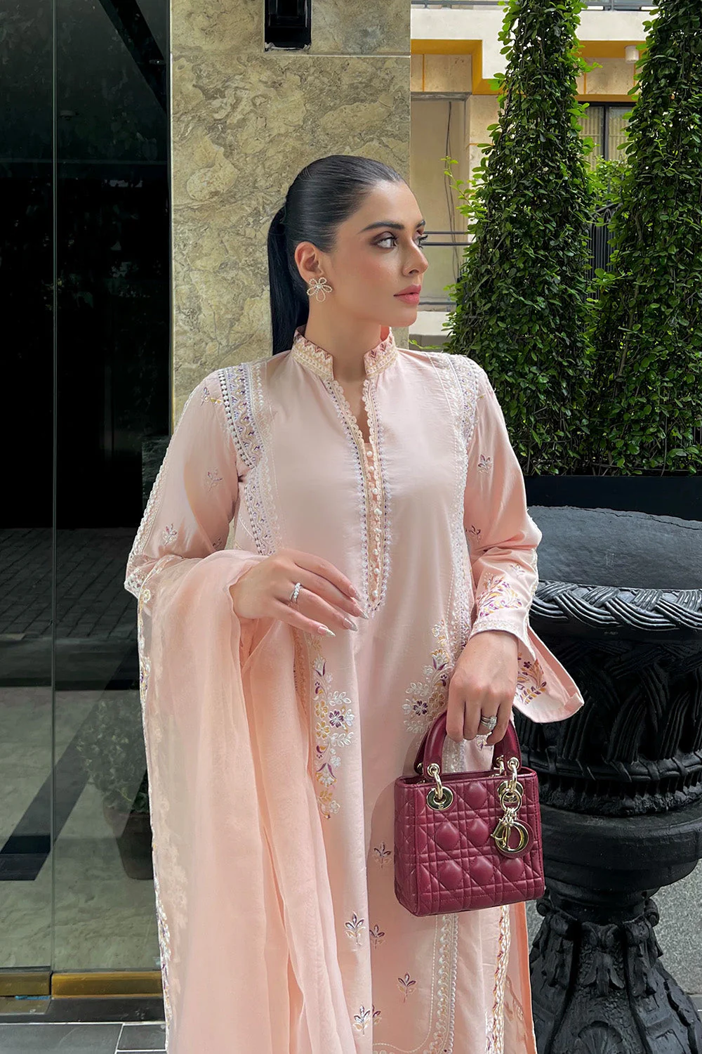 Maryum N Maria Tropical Bud - MS50363 Elara Luxury Eid Pret 2025 - Image 2