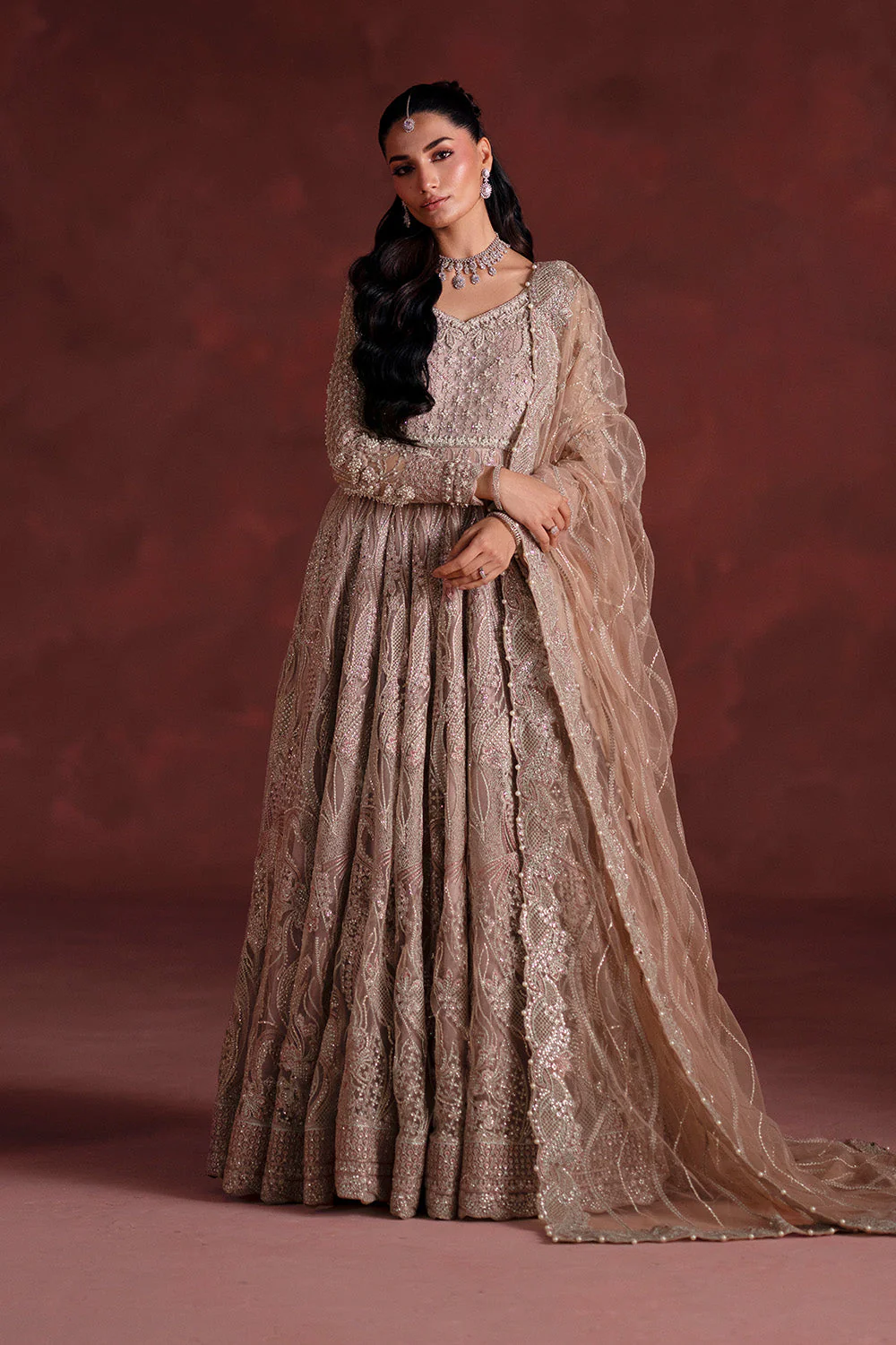 Maryum N Maria Walima Party - MSS5899 Rani Celeste Wedding Collection 2025