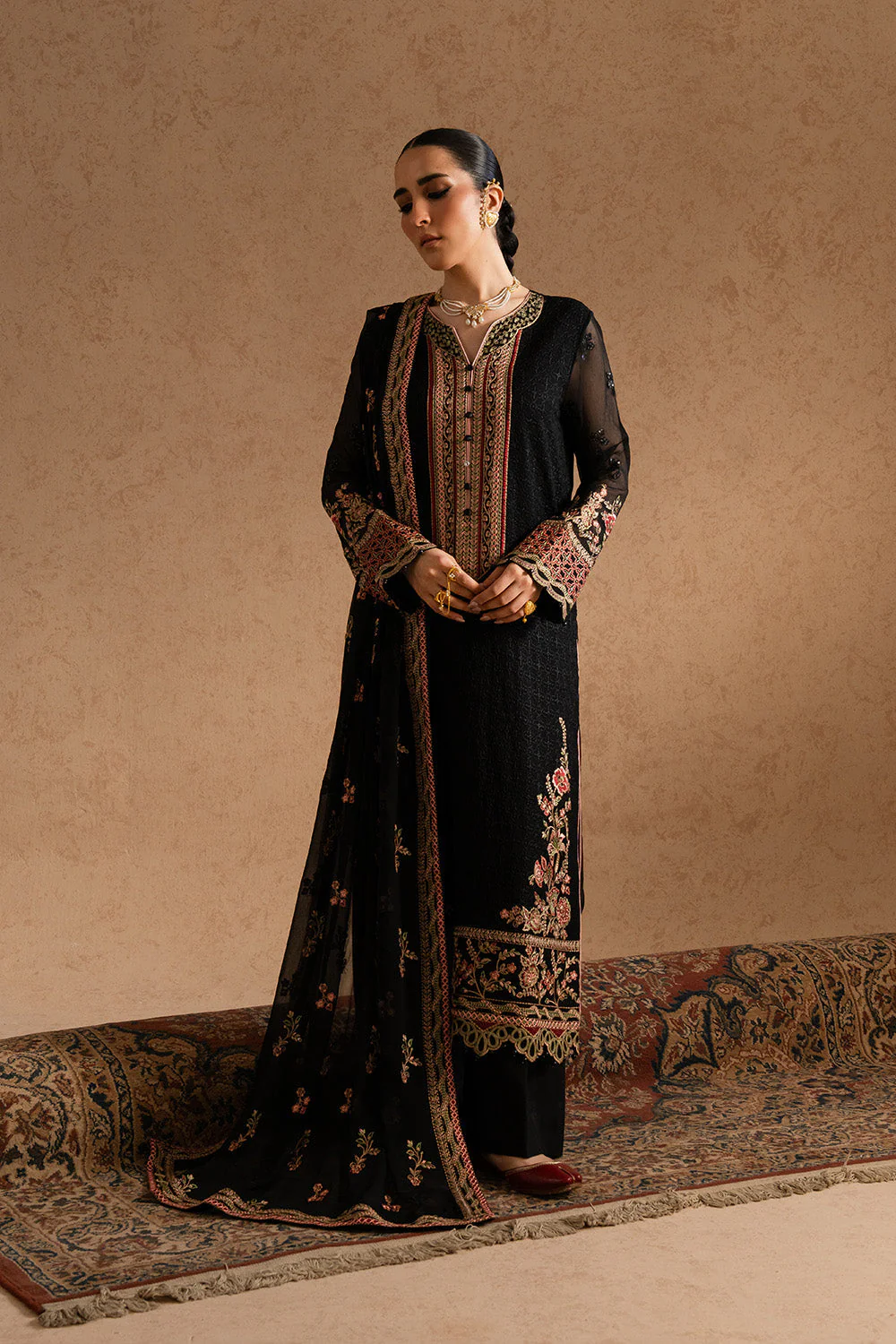 Maryum N Maria Zeyneb - FSU5603 Embroidered Chiffon Collection 2025